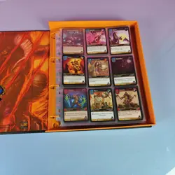 WORLD OF WARCRAFT TRADING CARD GAME COLLECTOR ALBUM BINDER WITH CARDS - Image 4