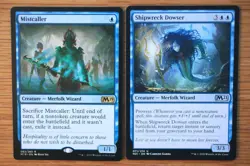 Set 10 Blue Merfolk Creatures *NM* Magic Gathering MTG Commander Cursecatcher - Image 5