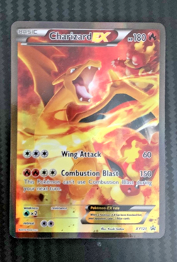 Pokemon TCG Charizard EX XY121 Black Star Full Art Holo Promo NM (Standard Size) - Image 1