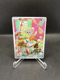 Minccino 182/162 Temporal Forces Illustration Rare Pokemon TCG - Image 1