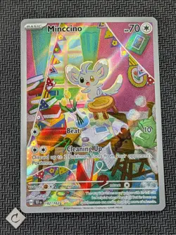 Minccino 182/162 - Temporal Forces Illustration Rare Pokemon TCG NM - Image 1