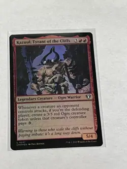 Kazuul, Tyrant of the Cliffs Commander Masters #237 MTG - Image 1