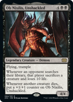 1x Ob Nixilis, Unshackled NM-Mint, English Double Masters 2022 MTG Magic - Image 1