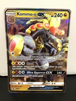 Kommo-o GX SM71 Holo Pokemon Black Star Promo - Image 1