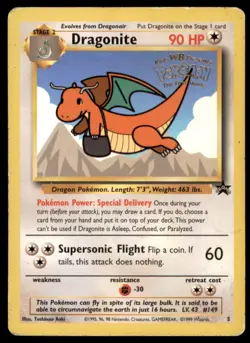 Dragonite 1999 Promos - Wizards Black Star Stamped 2 #5 Stage 2/Promo - Image 1