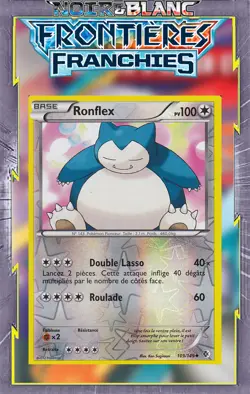 Ronflex Reverse - NB07:Frontieres Franchies - 109/149- Carte Pokemon Francaise - Image 1