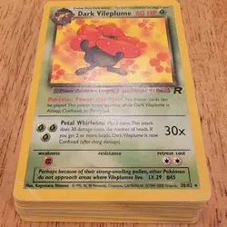 Pokemon Team Rocket Lot 26 Unlimited Non-Holo Dark Vileplume & More - Image 2