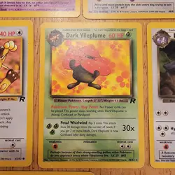 Pokemon Team Rocket Lot 26 Unlimited Non-Holo Dark Vileplume & More - Image 5