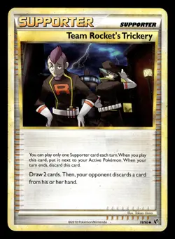 Team Rocket's Trickery 78/90 HGSS Undaunted Pokemon Card - Image 1