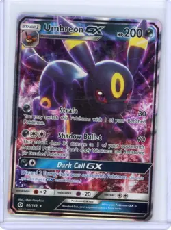 Pokemon Umbreon GX SM Base Set Card 80/149 Ultra Rare NM - Image 1