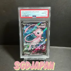 PSA 10 Gem Mint Mew V SR s8 Fusion Arts 105/100 Pokemon Card Japanese - Image 1