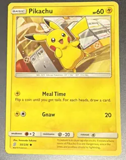 Pikachu 55/236 Sm-Unified Minds Regular Common 2019 Pokemon Card - Image 1