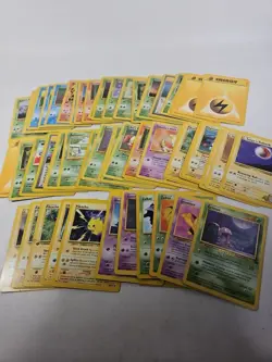 70 Pokemon Card Lot Common Vintage Good Condition See Description - Image 1