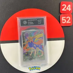 Zacian AR - m2 087/080 - Inferno X - Japanese Pokemon Card Grade10 - Image 1