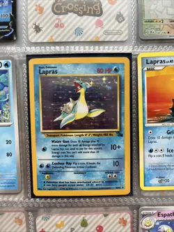 Pokemon/Animal Crossing Card Binder Collection Lapras Trainers Japan 1999 Amiibo - Image 2