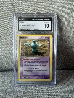 Pokemon Wynaut TCG EX Legend Maker Card 71/92 CGC 10 Gem Mint 2006 - Image 3