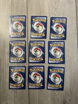 Pokemon TCG Base Set & Team Rocket Trainer Cards x9 - Image 4