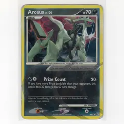 Pokemon TCG Arceus AR1 DPP Arceus Holo Rare Card EN-DMG 2009 - Image 1