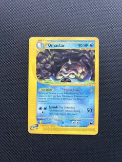 Pokemon Card Skyridge E Series Omastar 23/144 WOTC - Image 1