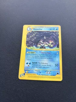 Pokemon Card Skyridge E Series Omastar 23/144 WOTC - Image 3