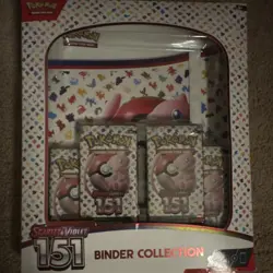 Pokemon Scarlet & Violet 151 Binder 360 Card 20 Pages Mew w/ 4 Booster Packs - Image 1