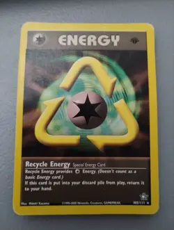 Recycle Energy 105/111 Neo Genesis Regular 1st Edition POKEMON CARD - Image 1