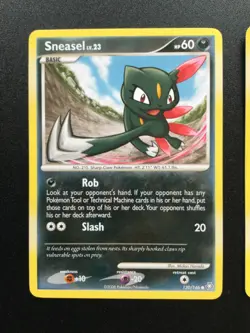 3x Old Pokemon Sneasel & Weavile Card Bundle - 2007-2016 TCG LP - Image 2