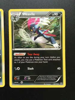 3x Old Pokemon Sneasel & Weavile Card Bundle - 2007-2016 TCG LP - Image 4