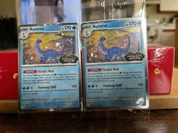 Pokemon Aurorus Perfect Order Promo 2 Holo Cards English Barnes and noble - Image 1