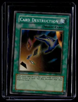 Card Destruction SDY-042 Super Rare Starter Deck: Yugi Yu-Gi-Oh 2002 - Image 1