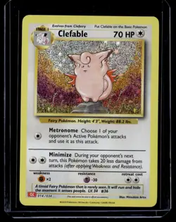 Clefable 014/034 Holo Trading Card Game Classic Charizard Pokemon 2023 - Image 1