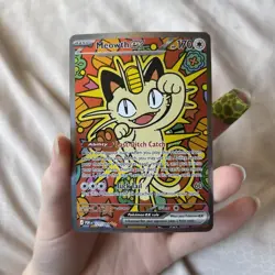 Pokemon Perfect Order Meowth EX SIR Card 121/088 - Image 2