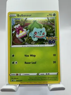 Bulbasaur [w/SWIRL] VLP SWSH231 SWSH: Sword & Shield Promo Card Holo - Image 1