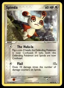 Spinda 48/101 Uncommon Hidden Legends Pokemon Card - Image 1