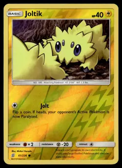 Joltik 61/236 Reverse Holo Common Unified Minds Pokemon Card NM - Image 1