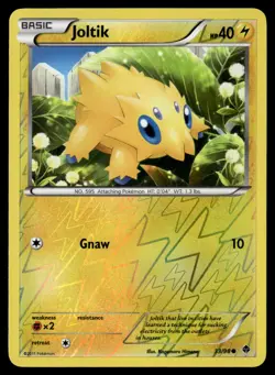 Joltik 33/98 Reverse Holo Common Emerging Powers Pokemon Card - Image 1