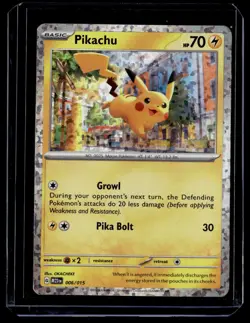 Pikachu 006/015 Confetti Holo Promo McDonald's Collection 2023 Pokemon Card - Image 1