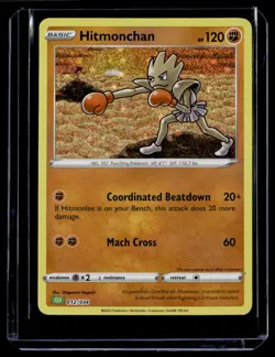 Hitmonchan 012/034 Holo Trading Card Game Classic CLV Pokemon 2023 - Image 1