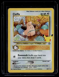 Cleffa 20/111 Celebrations: Classic Collection Pokemon Card NM - Image 1