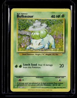 Bulbasaur 001/034 Holo Trading Card Game Classic CLV Pokemon 2023 - Image 1