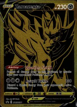 Zamazenta V - SWSH077 Promo SWSH: Sword & Shield Promo Cards SWSH077 NM - Image 1