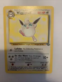 Wigglytuff 32/64 Jungle Rare 1999 Vintage Pokemon Card - Image 1