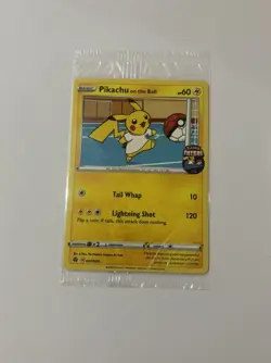 Pokemon Pikachu TCG Promo Card On the Ball Futsal, 001/005, New Sealed - Image 1