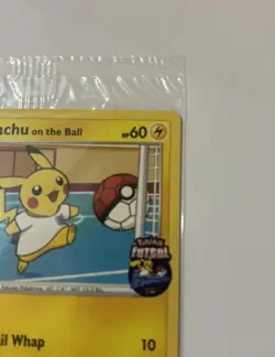 Pokemon Pikachu TCG Promo Card On the Ball Futsal, 001/005, New Sealed - Image 3