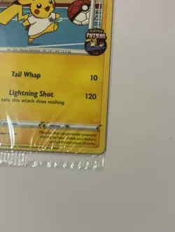 Pokemon Pikachu TCG Promo Card On the Ball Futsal, 001/005, New Sealed - Image 5
