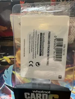 Pokemon Pikachu TCG Promo Card On the Ball Futsal, 001/005, New Sealed - Image 2