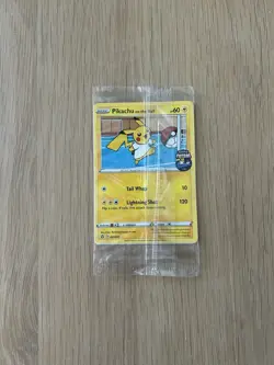 Pokemon Pikachu TCG Promo Card On the Ball Futsal, 001/005, New Sealed - Image 2