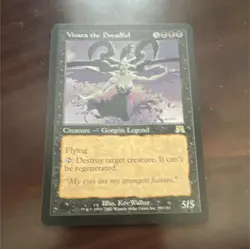 Magic: The Gathering Visara the Dreadful Creature Onslaught Black Rare English - Image 1