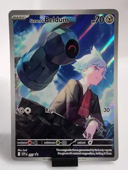 Pokemon TCG Steven's Beldum SVP 207 Rival Battle Deck Black Star Promo Card - Image 1