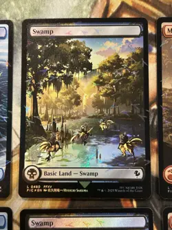 Final Fantasy Chocobo Track Stamped Foil Lands Set of 10 English Bundle - NM/M - Image 4